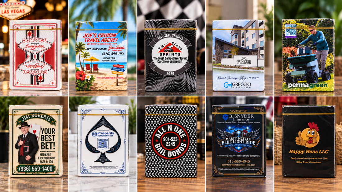 Custom Playing Cards for Businesses: 15 Ideas