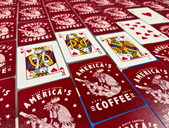 America's Coffee Custom Playing Cards