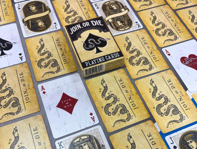 Join or Die Custom Playing Cards