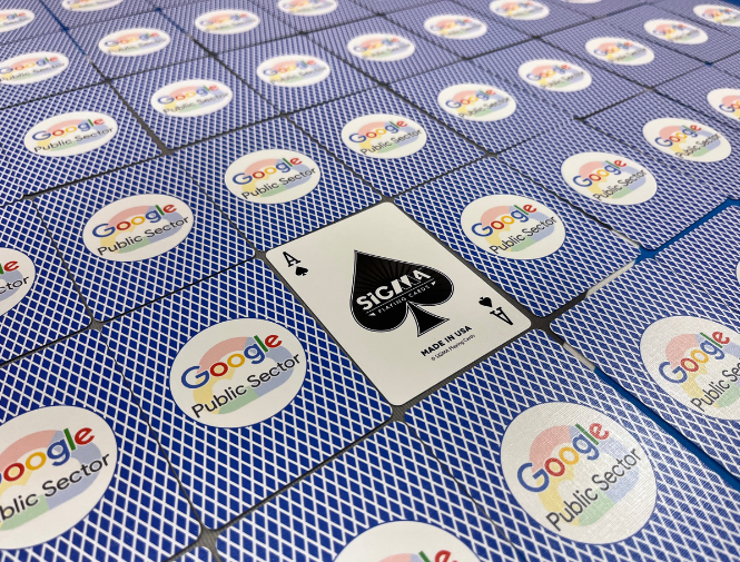Google Custom Playing Cards from SIGMA PLAYING CARDS